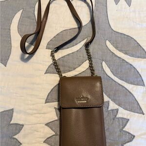 Kate Spade Tan Crossbody phone bag